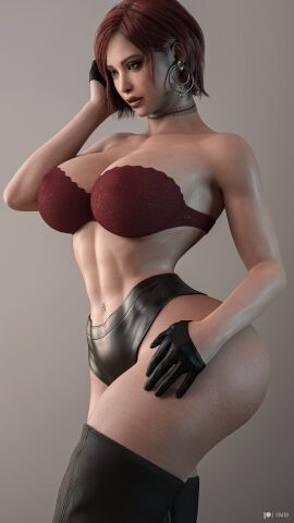 1girls 3d 3d_(artwork) ada_wong artist_name asian asian_female capcom cga3d chinese chinese_female erotichris female female_focus female_only patreon_logo resident_evil solo solo_female solo_focus watermark