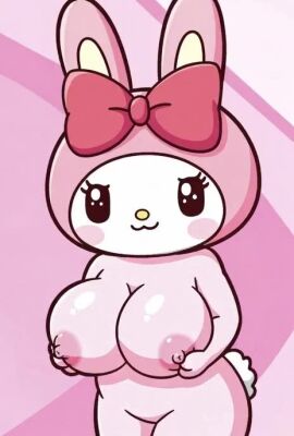 1girls ai ai_generated ai_generated_background big_booty big_breasts big_butt breasts feline female grok hello_kitty_(series) hips huge_breasts large_breasts my_melody naked naked_female nipples nude nude_female sanrio seductive seductive_look seductive_smile tagme thick_hips thick_thighs thighs thinfal titties video