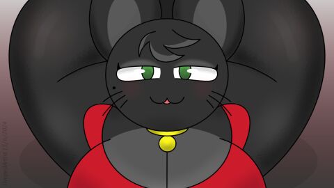 2024 :3 ass ass_bigger_than_head ass_exposed ass_up barely_clothed big_ass big_breasts black_fur breasts cleavage dropedartist enormous_ass enormous_breasts feline female furry furry_female furry_only green_eyes huge_ass huge_breasts looking_at_viewer missy_(dropedartist) oc open_eyes open_mouth original_character self_upload smile smiling_at_viewer thick