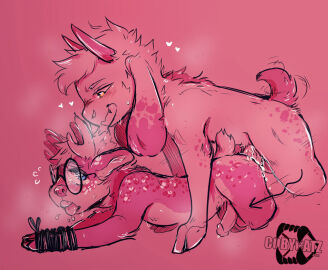 anal anal_sex anthro antlers arms_tied ass blue_eyes blush bodily_fluids bondage bound bovid caprine cheek_tuft cobycatz crying cum cum_in_ass cum_inside cum_overflow deer directional_arrow duo erection eyewear eyewear_only facial_tuft femboy femboy/femboy floppy_ears fluffy from_behind_position fur fuzzy genital_fluids genitals glasses glasses_only goat half-closed_eyes hands_tied heart_eyes heart_symbol hearts_around_head hooves horn humanoid humanoid_genitalia humanoid_penis looking_back looking_down looking_pleasured looking_up lying male male/male mammal markings motion_lines musk musk_clouds narrowed_eyes neck_tuft nude on_front on_top open_mouth penetration penis pink_background restrained restrained_arms restraints saliva sex short_tail side_view signature simple_background spots spotted_body spotted_fur submissive sweat sweatdrop sweaty_sex tail tail_motion tailwag tears teeth tongue tongue_out tuft watermark wearing_glasses wrists_tied