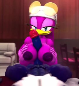 3d 3d_animation animated anthro areola boobjob breast_play breasts digital_media_(artwork) duo erection first_person_view hand_on_breast male/female male_pov muscular muscular_anthro muscular_male penis_between_breasts sarahdellen sega sex short_playtime sonic_riders sonic_the_hedgehog_(series) source_filmmaker_(artwork) tagme thunder_(juicyducksfm) titjob video wave_the_swallow