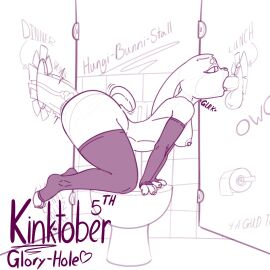 anal anal_sex anthro big_penis bunnysinfull fellatio female genitals glory_hole group kinktober lagomorph leporid line_art male male/female mammal naught_joe nipple_piercing nipples oral owo penetration penile penis penis_size_difference piercing rabbit sex spitroast thick_thighs trio