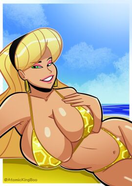 1girls atomickingboo big_ass big_breasts big_butt blonde_hair breasts busty curvaceous curvy curvy_figure digital_media_(artwork) female hips hourglass_figure huge_ass huge_breasts large_ass large_breasts legs light-skinned_female light_skin mature mature_female oc original original_character sarah_mcneil slim_waist the_besties_(atomickingboo) thick thick_legs thick_thighs thighs voluptuous waist wide_hips