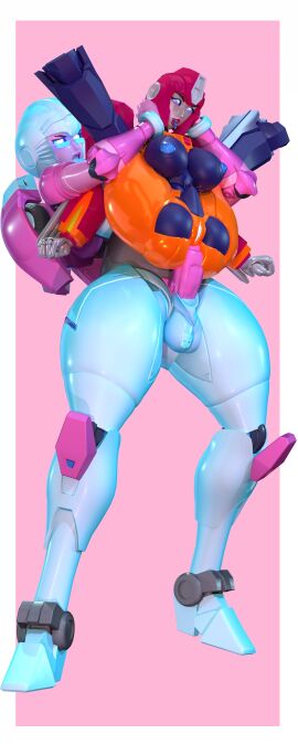 1futa 1girls 3d ahegao anal anal_sex arcee arcee_(g1) arcee_(g1)_(trawert) balls big_breasts breasts female fembot full_nelson full_nelson_(legs_held) futa_on_female futanari genderswap genderswap_(mtf) glasses hot_rod intersex komradederp nipples penis pussy robot robot_girl rule_63 sex testicles thick_thighs transformers transformers_g1