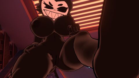 3d a1animatronic bendy bendy_and_the_ink_machine breasts darling_(cally3d) female south_shaed_(dreams_come_true_studio)