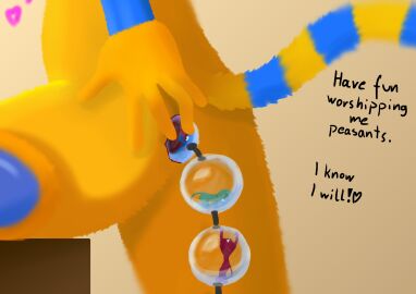 5_fingers absurd_res ambiguous_gender anal anal_beads anal_beads_in_ass anal_sex anal_vore animal_crossing ankha ankha_(animal_crossing) anthro anustext chibon dialogue domestic_cat english_text extreme_size_difference felid feline felis female fingers group hi_res inside mammal micro nintendo object_in_ass penetration sex_toy sex_toy_in_ass sex_toy_insertion size_difference text vore