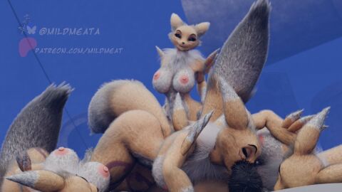 1boy 3d 4girls animal_humanoid anthro ass big_ass big_breasts breasts curvaceous curvy curvy_figure digimon digimon_(species) dubious_consent female femdom foursome furry furry_ass furry_breasts furry_female hips hourglass_figure huge_ass huge_breasts humanoid large_ass large_breasts legs male male/female mature mature_female mildmeat multiple_females multiple_girls orgy questionable_consent renamon sex slim_waist straight thick thick_hips thick_legs thick_thighs thighs voluptuous waist wide_hips