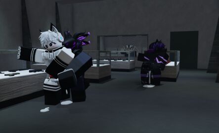 3d criminality cum cum_fountain femboy furred_dragon male protogen public public_sex roblox