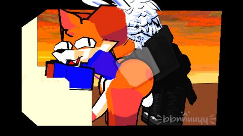 2boys 3d anal_sex animated ass bb_(bbnnuuyy) bbnnuuyy bunny_boy clothed doggy_style fox gay large_ass large_penis looping_animation male penis pixelated roblox roblox_game robloxian self_upload soups_(superiorfox) sword_fights_on_the_heights tagme tail tailwag