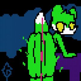 animated anthro ass big_ass big_butt focus_on_ass furry furry_only g0th1cc1 gay gif green_fur jet_wodwing male male_only wolf