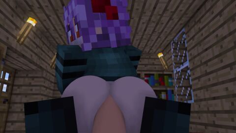 1boy 3d_animation 5girls animated ass blaze_(minecraft) bouncing_ass cave_spider enderman enderwoman female ghast ghast_(minecraft) gif male minecraft mob_talker mojang penetration penis pov reverse_cowgirl_position riding riding_penis sentones sex spider_(minecraft)