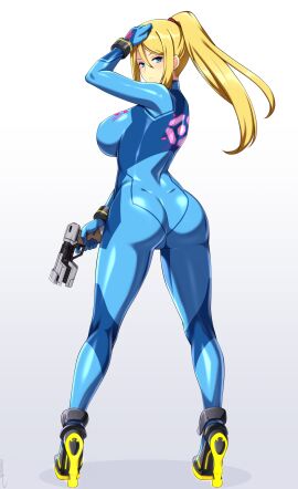 female lindaroze metroid samus_aran tagme zero_suit zero_suit_samus