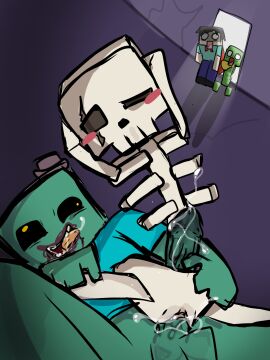 angelic_ama creeper creeper_(minecraft) cuntboy epic_minequest first_porn_of_franchise intersex intersex/male male minecraft skeleton skeleton_(minecraft) steve_(minecraft) what zombie zombie_(minecraft)