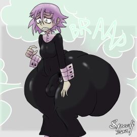 1boy ass ass_built_separately ass_expansion big_ass big_butt bulge crona_(soul_eater) cum_from_fart cumming_from_fart expansion fart fart_cloud fart_fetish farting fat_ass femboy gigantic_ass huge_ass huge_butt hyper hyper_ass large_ass male male_focus male_only orgasm_from_farts pink_eyes pink_hair short_hair solo solo_femboy solo_focus solo_male soul_eater specnsfw thick thick_ass thick_thighs thighs tongue tongue_out wide_hips