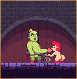 animated boobs breasts female pixel_animation pixel_art scarlet_maiden video_game_character video_games