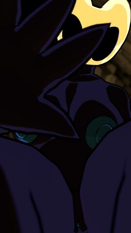 areolae blue_nipples boobs_out breasts breasts_out female female_focus female_only hand_out hollow_knight hollow_knight:_silksong hollow_knight_(franchise) hornet_(hollow_knight) kneeling nude nude_female reaching_out reaching_towards_viewer solo solo_female solo_focus vr vr_media vrchat vrchat_avatar vrchat_media vrchat_model