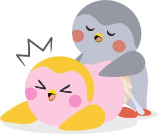 ambiguous_gender ambiguous_penetration anthro avian birb_(finch_self_care) bird bodily_fluids cum cum_inside duo ejaculation finch finch_self_care genital_fluids hi_res llamaguy76 male male/ambiguous oscine passerine penetration