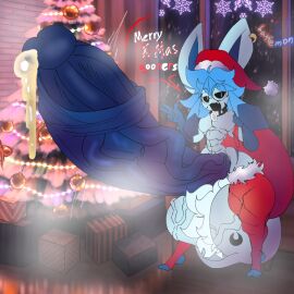 big_penis christmas eeveelution furry glaceon huge_cock hyper_penis lattemon lattemon_(character) male nintendo penis pokemon pokemon_(species) tagme thick_thighs wide_hips