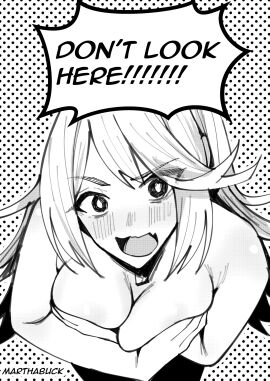 1girls breasts covering_breasts embarrassed embarrassed_nude_female enf female marthabucks mythra naked solo xenoblade_(series) xenoblade_chronicles_2