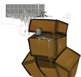 1boy 2024 after_sex blush chest_(minecraft) cum cum_in_mouth cum_inside cum_on_face cumdrip cursed digital_media_(artwork) excessive_cum eyebrows gay gay_male hi_res inventory kogito male male_only minecraft minecraft_anthro_block mojang mouth_full_of_cum open_mouth simple_background tagme white_background wtf yaoi