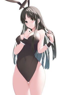 1girls artist_request bunny_ears bunnysuit female k-on! mio_akiyama_(k-on!)