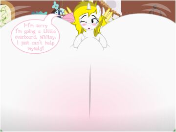 4:3 balls balls_on_floor belly belly_bed big_balls big_penis canon_x_oc cumflation dialogue english_text female fetish flashequestria fluttershy_(mlp) futa_on_female futanari horsecock hyper impossibly_large_balls impossibly_large_belly impossibly_large_penis intersex my_little_pony nude oc open_mouth pegasus penis pony rule_63 text this_will_end_in_explosions unicorn white_heart_(oc)