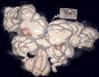 1boy biceps big_muscles big_penis daddy dolphin_humanoid earth flaccid glenn_dolphman hyper hyper_muscles hyper_pecs hyper_penis inside_job male male_only muscles muscular musk naked nude pecs penis planet planet_earth remert solo solo_male space sweat sweating what