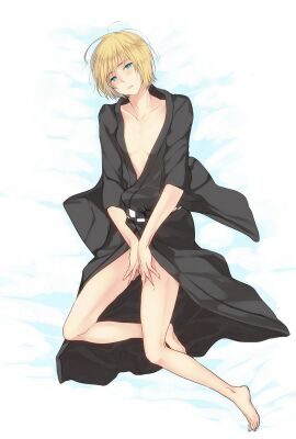 1boy 1femboy 3u :o androgynous armin_arlert ass attack_on_titan bare_legs bare_thighs barefoot barely_clothed bed bed_covers bed_sheet bedding bedding_background bedroom bedroom_eyes bedroom_setting bedsheets blush blush_lines blushed_face blushing_at_viewer blushing_male body_pillow body_pillow_design bottom_heavy bottom_heavy_femboy bottom_heavy_male collarbone covering covering_crotch covering_penis covering_privates covering_self curvy curvy_body curvy_femboy curvy_figure curvy_hips curvy_male curvy_thighs cute_male dakimakura dakimakura_design femboy full_body functionally_naked functionally_nude functionally_nude_femboy functionally_nude_male grabbing grabbing_own_thigh hands_on_crotch hands_on_penis hips laying laying_back laying_down laying_on_back laying_on_bed lying lying_down lying_on_back lying_on_bed male male_focus male_only on_back on_bed otoko_no_ko partially_clothed partially_clothed_femboy partially_clothed_male partially_nude partially_nude_male penis robe robe_only shingeki_no_kyojin solo solo_focus suggestive suggestive_look suggestive_pose suggestive_posing thick_ass thick_hips thick_legs thick_thighs thigh_grab thighs twink wide_hips yaoi