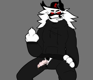 angry big_dick big_penis buff bug canine canine_penis fluffy_hair horns male monster_cock multi_eye non-human penis pest_(regretevator) piercing precum precum_drip prince_albert_piercing pubes regretevator roblox roblox_game robloxian self_upload shitkinker1 tagme unzipped_pants