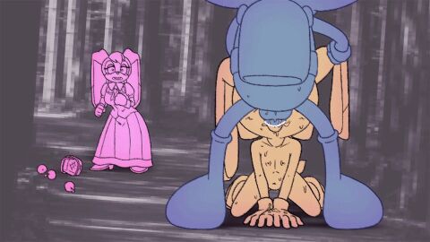 1boy 1girls 2d 2d_animation 2girls animated anthro blowjob bokkun caught caught_by_mother caught_in_the_act cream_the_rabbit cub cum cum_in_mouth cumshot_in_mouth fellatio female forced_to_watch gif imminent_rape imminent_sex kneeling kneeling_oral_position male oral oral_sex rosier_(artist) sex shocked shocked_expression sonic_(series) sonic_the_hedgehog_(series) straight vanilla_the_rabbit watching watching_sex young