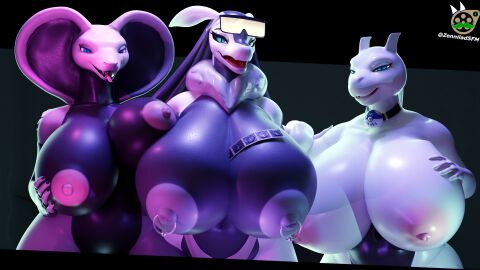 3d 3girls anthro anthro_only areola ass big_areola big_ass big_breasts big_nipples big_thighs black_body black_fur black_hair blue_eyes bouncing_breasts breasts covered_nipples evov1 female female_only fur furry generation_1_pokemon gigantic_ass gigantic_breasts gigantic_thighs huge_areola huge_ass huge_breasts huge_thighs large_breasts legendary_pokemon long_hair looking_at_viewer lovander lovander_(mayosplash) mewtwo myukitwo_(evov1) nipples non-mammal_breasts pal_(species) palworld pocketpair pokemon pokemon_(species) pokémon_(species) smile smiling snuki_(evov1) solo tagme thick_hips thick_thighs thighs white_body white_fur white_hair yuki_(evov1) yukivander_(evov1) zenniladsfm
