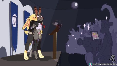 2024 anthro assisted_exposure balls balls_fondling barefoot biped bottomwear bottomwear_down buckteeth camera camera_flash chastity_cage chastity_device cheeseus_(cheeseuschrist) clothed clothing collar crowd disney duo_focus ear_markings ear_tuft english_text facial_markings feet flag fondling forced_exposure fur fur_markings gay gay_male genitals grey_body grey_fur group head_markings head_tuft humiliation inside ittybittykittytittys jack_savage jacket lagomorph leporid male male/male mammal markings navel necktie open_bottomwear open_clothing open_pants pants pants_down pantsing partially_clothed podium press_conference public public_exposure public_humiliation rabbit scut_tail shirt short_tail signature silhouette smile spiked_collar spikes standing striped_ears striped_face stripes subscribestar subscribestar_logo tail teeth text topwear tuft url yaoi yellow_body yellow_fur zootopia