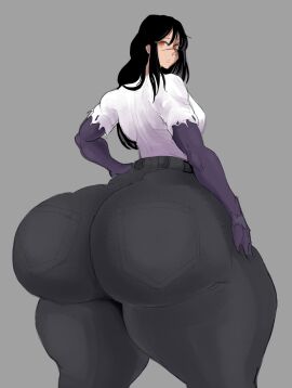 1girls alternate_body_type ass big_ass big_butt black_pants bottom_heavy breasts chainsaw_man child_bearing_hips curvaceous curves curvy curvy_body curvy_female curvy_figure curvy_hips female female_only gigantic_ass hips hips_wider_than_shoulders hourglass_figure huge_ass hyper massive_ass massive_thighs mybigbaws orange_eyes solo solo_female solo_focus thick_ass thick_thighs thighs voluptuous voluptuous_female wide_hips yoru_(chainsaw_man)