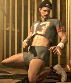 1boy 1human 3d 3d_(artwork) 3d_model capcom jacob_custos_(cosplay) leon_scott_kennedy light-skinned_male light_skin male male_focus male_only male_solo masculine resident_evil resident_evil_4 resident_evil_4_remake solo solo_focus solo_male supermassive_games the_quarry