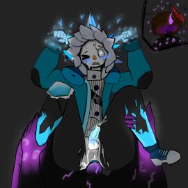 2boys anal anal_sex ass blush cum cum_in_ass cum_inside fortnite gay male male/male missionary_position non-human oc orgasm orgasm_face original_character pov sunspot_(cold_fusion) toony