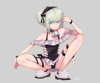 androgynous bulge bulge_through_clothing crossdressing femboy lio_fotia male promare twink