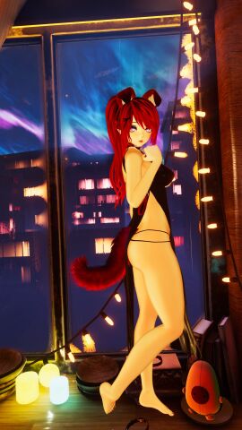 1girls 3d 3d_model accessories accessory apartment ass athletic athletic_female bangs barefoot big_ass big_butt black_dress blue_eyes blush breasts collar curvy_body curvy_female curvy_figure dog_girl dress female female_ass female_only fingers fit fit_female functionally_nude hair_up humanoid jewelry knees leash leash_and_collar leashed_collar legs light light-skinned_female light_skin long_hair mature_female messy messy_hair mostly_nude multicolored_eyes no_pants pale_skin perky_breasts piercing ponytail pose posing posing_for_picture posing_for_the_viewer practically_nude puppy_girl red_hair red_tail revealing revealing_clothes revealing_outfit round_ass round_butt shiny_body shorter_female side_view skimpy_clothes skimpy_dress solo standing tan_skin thick_ass thick_thighs thighs tits_out two-tone_eyes undressed virtual_reality virtual_youtuber vrchat vrchat_avatar vrchat_media vrchat_model water wet wet_body white_female white_sclera white_skin window zena_vr