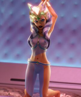 1girls 2024 3d ahsoka_tano airress3d_(3d-modeller) alien alien_girl alien_humanoid areolae athletic athletic_female blender breasts clone_wars clothed clothing dark_areola dark_areolae dark_nipples fabric face_markings facial_markings female female_focus female_only hi_res highres lekku lekku_(anatomy) lucasfilm lydaz medium_breasts nipples orange_body orange_skin outfit pose posing presenting presenting_breasts presenting_pussy pussy pussy_lips pussy_peek see-through see-through_clothing see-through_top slave_outfit small_breasts standing star_wars togruta vagina watermark