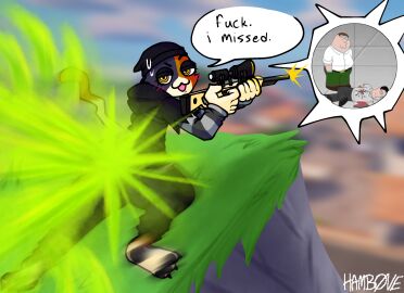 1girls 20th_century_fox 20th_century_studios 2d 2d_(artwork) :3 artist_signature ass beanie big_ass blush blush_lines cat_girl catgirl family_guy fart fart_cloud fart_everywhere fart_fetish farting farting_at_viewer feet female female_focus fortnite fortnite:_battle_royale fuzzy_door_productions hamb0ne hat hood_down humor laying_down looking_at_viewer looking_back meow_skulls_(fortnite) meow_skulls_fart motion_blur pawpads paws peter_griffin sniper_rifle sweat sweatdrop tail text text_bubble thick_ass thick_thighs thighs weapon