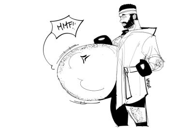 2boys animated animation bara big_belly boxer crying_for_help gurgling huge_belly internal_view male male_only male_pred nyvor screaming screaming_for_help vore vore_belly yaoi