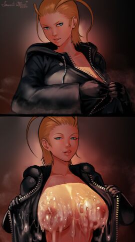 1girls 2023 2023s 2_panel_comic 2d 2d_(artwork) 2d_artwork 2koma after_cumshot after_paizuri after_sex alternate_breast_size antenna_hair areola areolae black_cloak black_coat black_gloves blonde_female blonde_hair blue_eyes braless breasts bukkake cloak coat comic comic_panel completely_nude cum cum_on_body cum_on_breasts cum_under_clothes cum_wearing cum_wearing_(topwear) dark_areola dark_areolae disney drawn erect_nipples excessive_cum exposed_breasts exposing_breasts exposing_chest exposing_self female flashing flashing_at_viewer flashing_breasts gloves invertoalbedo kingdom_hearts large_breasts larxene leather_clothes leather_clothing leather_gloves licking licking_lips looking_at_viewer naked_coat naked_under_cloak naked_under_clothes nipples no_bra nobody_(kingdom_hearts) nude open_cloak open_clothes open_clothing open_coat organization_xiii paizuri_under_clothes post-sex post_cum seductive seductive_look short_blonde_hair short_hair signature signed simple_background solo solo_female solo_focus square_enix tongue tongue_out unzipped zipper