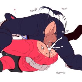 2boys afterimage armor armored ass ass_focus balls belt bodysuit chastisedhorns clothed clothed_sex cum cum_in_ass cum_inside cumming_while_penetrating ejaculation flat_colors functionally_nude gay kamen_rider kamen_rider_knight kamen_rider_ryuki kamen_rider_ryuki_(series) knight large_penis male male/male male_only male_penetrating male_penetrating_male mating_press onomatopoeia pants penis plap plap_(sound) press red_clothing ren_akiyama rough rough_sex shinji_kido simple_background thrusting thrusting_hard tokusatsu torn_bodysuit torn_clothes torn_clothing yaoi