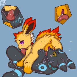 animated anthro ass azume_(umbre2597) blush bodily_fluids breasts cum cunnilingus duo eeveelution evolution female feral fur furry genital_fluids genitals jolteon licking male male/female mammal markings nintendo nipples nude oral orgasm penetration penile penis penis_lick pokemon pokemon_(species) pokémon_(species) pornography pussy sex shiny_pokemon shiny_umbreon tongue tongue_out umbre_(umbre2597) umbreon vaginal_penetration vibur