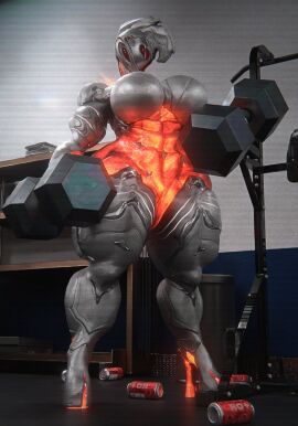 big_breasts breasts cleavage ember_(warframe) ember_heirloom_(warframe) female huge_breasts qzk_forte tagme thick_thighs warframe wide_hips