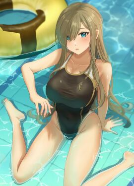 female one-piece_swimsuit solo solo_female solo_focus tales_of_(series) tales_of_the_abyss tear_grants