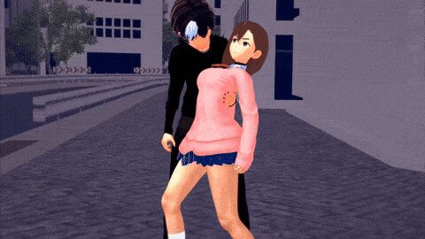 3d 3d_(artwork) 3d_animation animated ayase_momo black_hair blue_skirt bra bra_removed breast_grab breasts brown_eyes brown_hair cardigan cardigan_lift choker cleavage dandadan dialogue emotionless emotionless_female erect_nipples female femsub fondling_breast grabbing_breast gyaru gyaru_gal huge_breasts human_sex_toy imminent_rape indifference indifferent large_breasts lifted_shirt male maledom miniskirt misogyny molestation molestation_in_public molester molesting nipples noxir oblivious original pink_cardigan pleated_skirt ribbon sex_doll sexism shirt_lift shirt_lifted_by_another short_hair skirt speech_bubble sweater taunting text time_stop tomboy unaware white_bra white_hair