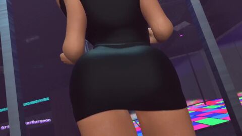 andava andavaverse animated black_hair dance ester_figueroa glasses grandmastersurgeon hip_thrust looking_at_viewer music sound tagme video