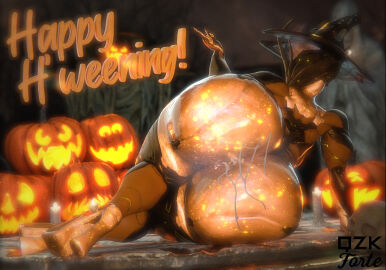 big_ass big_breasts breasts bubble_butt cleavage ember_(warframe) female huge_ass huge_breasts qzk_forte tagme thick_thighs warframe wide_hips