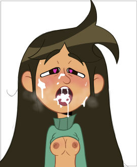 1girls breasts cum_in_pussy female lester_warmgun libby_stein-torres medium_breasts nipples pussy semen solo_female tagme teenager teeth the_ghost_and_molly_mcgee