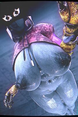 3d 3d_(artwork) 3d_model animated big_breasts curvy curvy_figure looking_at_viewer maxsterbrge monster_girl robot robot_girl robotic_arm tagme video